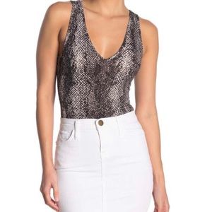 Abound Snake Print Bodysuit
